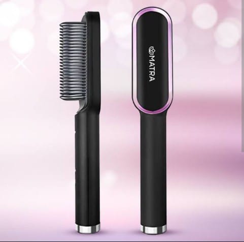 Hair Straightener Brush Comb