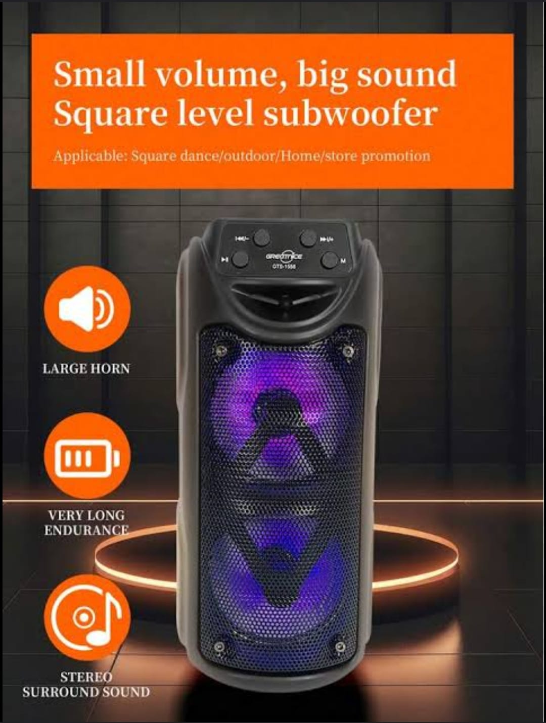 GTS 1550 Double Speaker