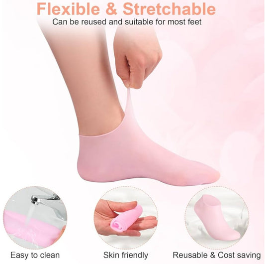 Silicone Gel Moisturizing socks