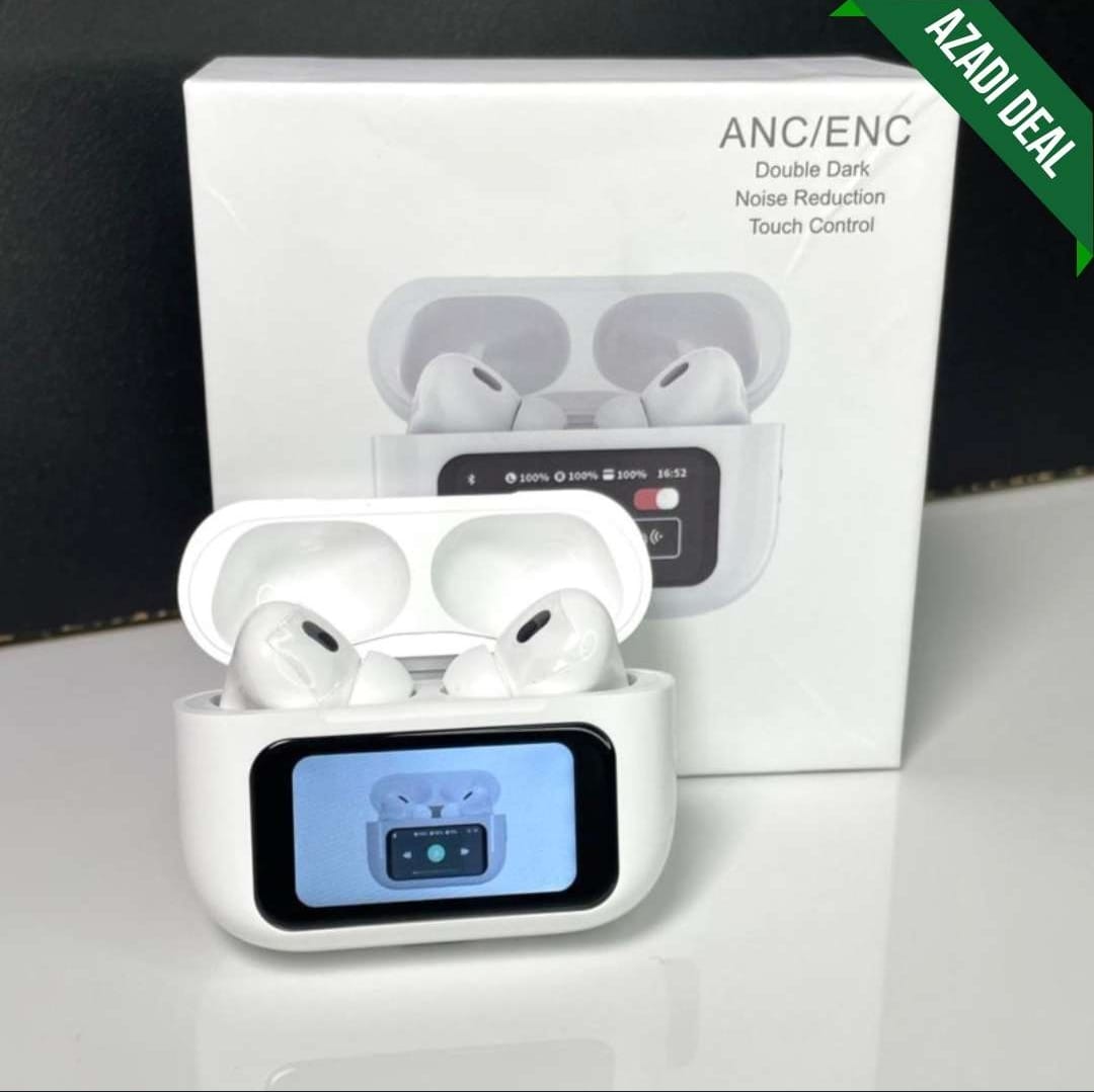 A9 Pro Earbuds with screen display